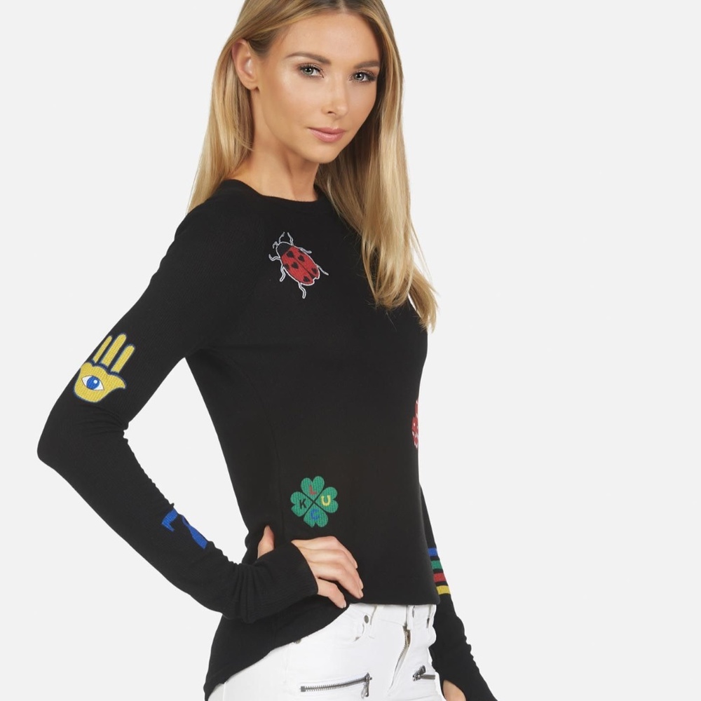 Lauren Moshi Mckinley Lucky Elements Top NWOT